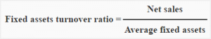 recievables turnover ratio formula